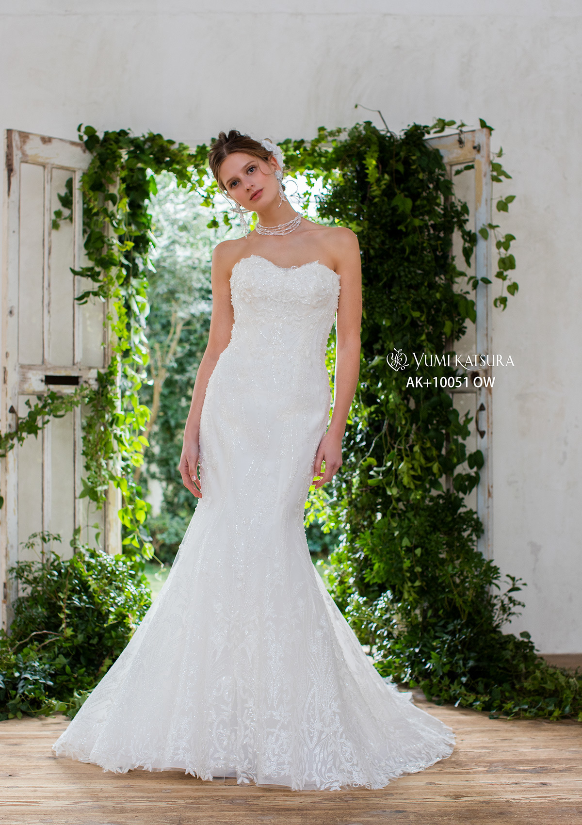 静岡市・富士市・沼津市のドレス専門店フィーノのウエディングドレス、桂由美AK-10051の画像４