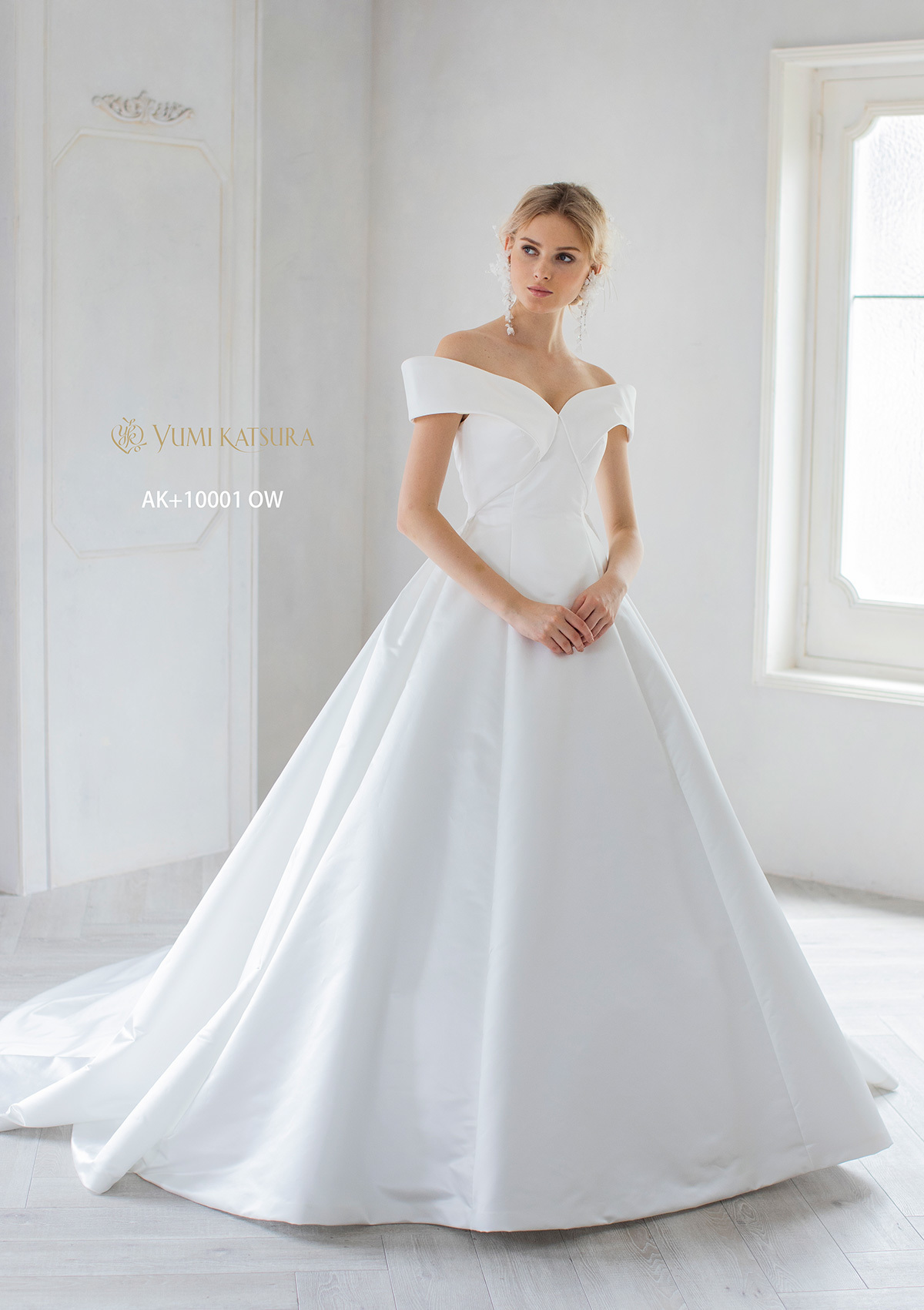 静岡市・富士市・沼津市のドレス専門店フィーノのウエディングドレス、桂由美AK-10001の画像３