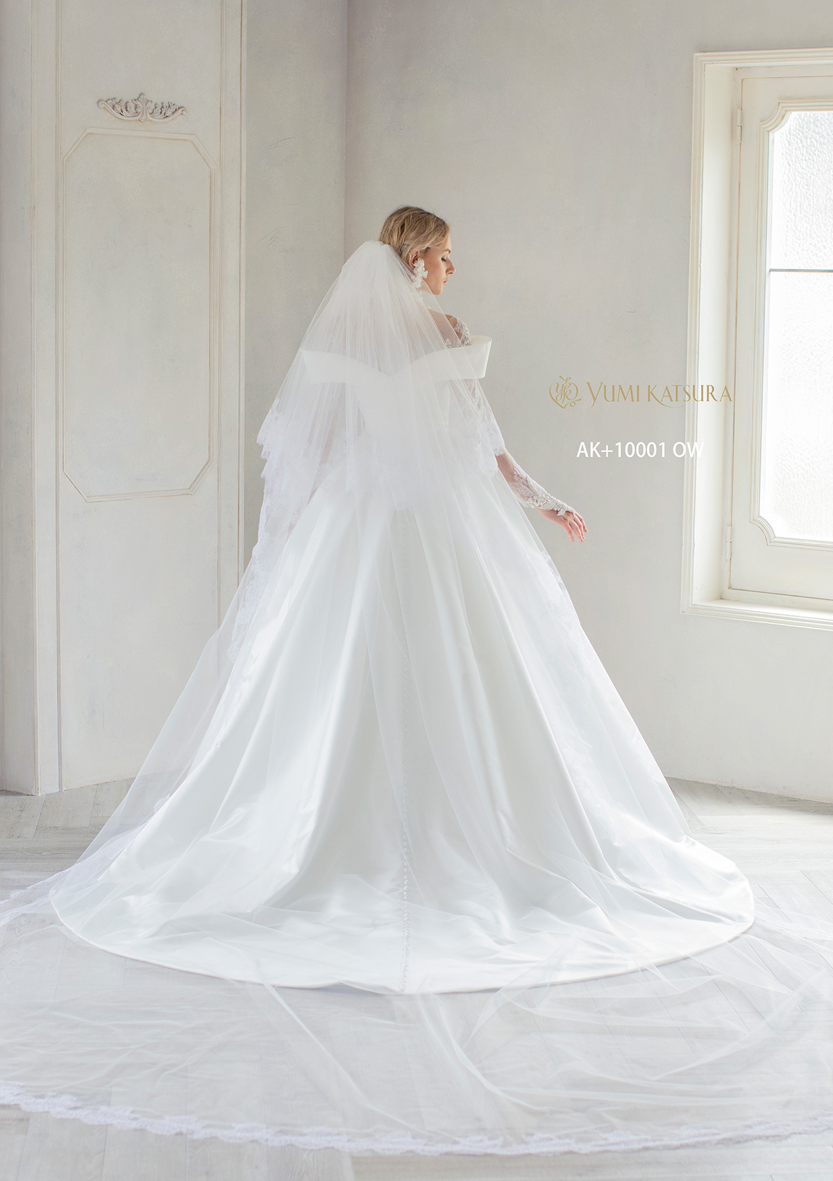 静岡市・富士市・沼津市のドレス専門店フィーノのウエディングドレス、桂由美AK-10001の画像５