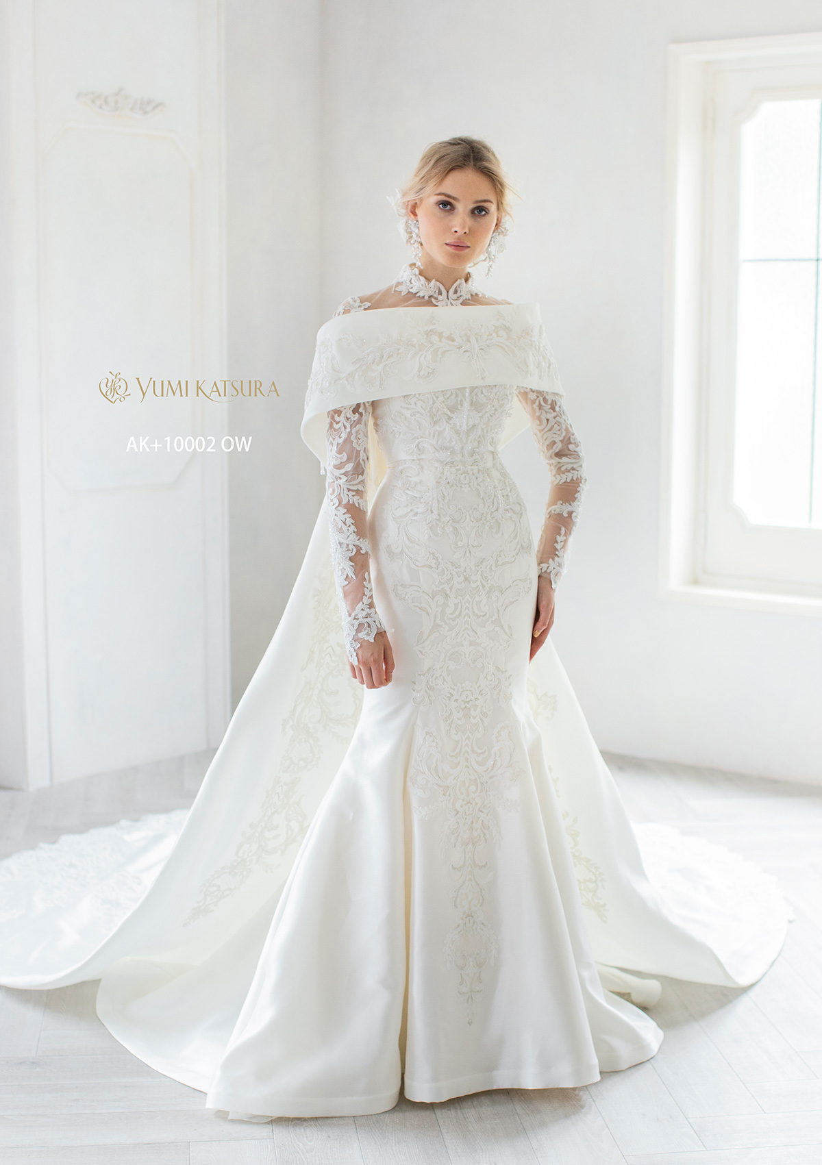 静岡市・富士市・沼津市のドレス専門店フィーノのウエディングドレス、桂由美AK-10002の画像