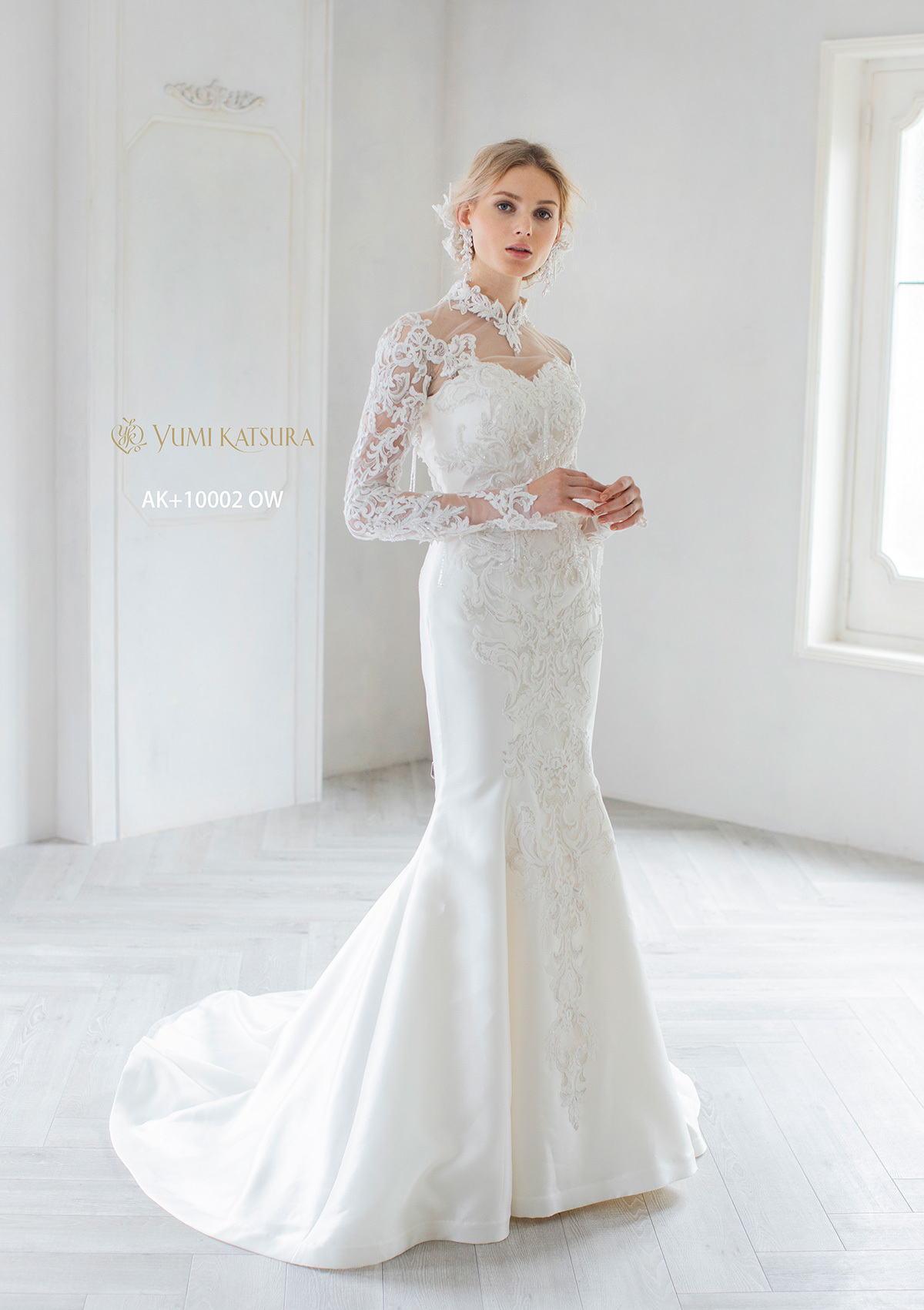 静岡市・富士市・沼津市のドレス専門店フィーノのウエディングドレス、桂由美AK-10002の画像２