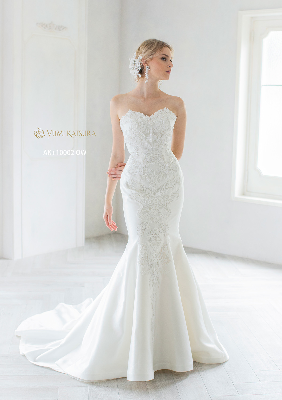 静岡市・富士市・沼津市のドレス専門店フィーノのウエディングドレス、桂由美AK-10002の画像３