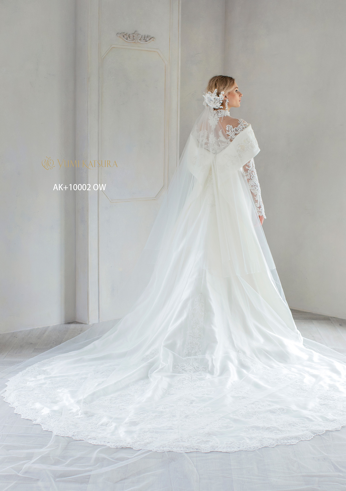 静岡市・富士市・沼津市のドレス専門店フィーノのウエディングドレス、桂由美AK-10002の画像６