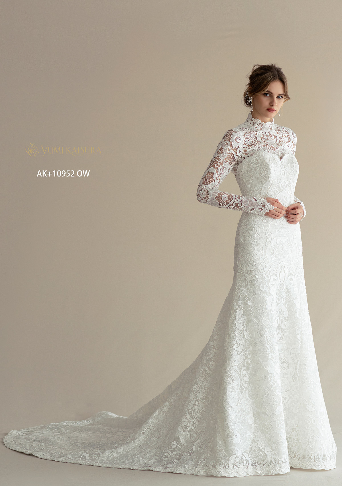 静岡市・富士市・沼津市のドレス専門店フィーノのウエディングドレス、桂由美AK-10952の画像１