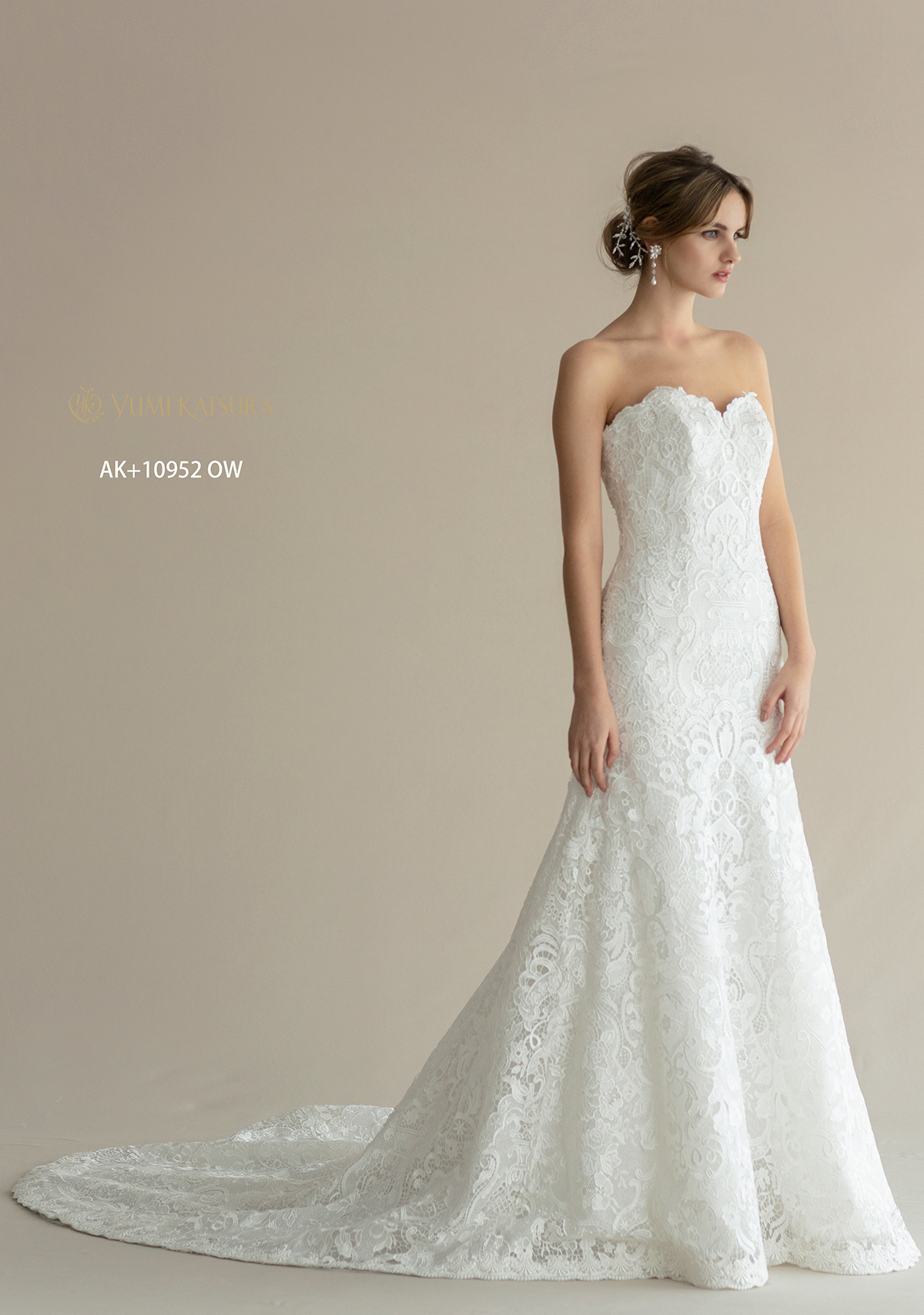 静岡市・富士市・沼津市のドレス専門店フィーノのウエディングドレス、桂由美AK-10952の画像２
