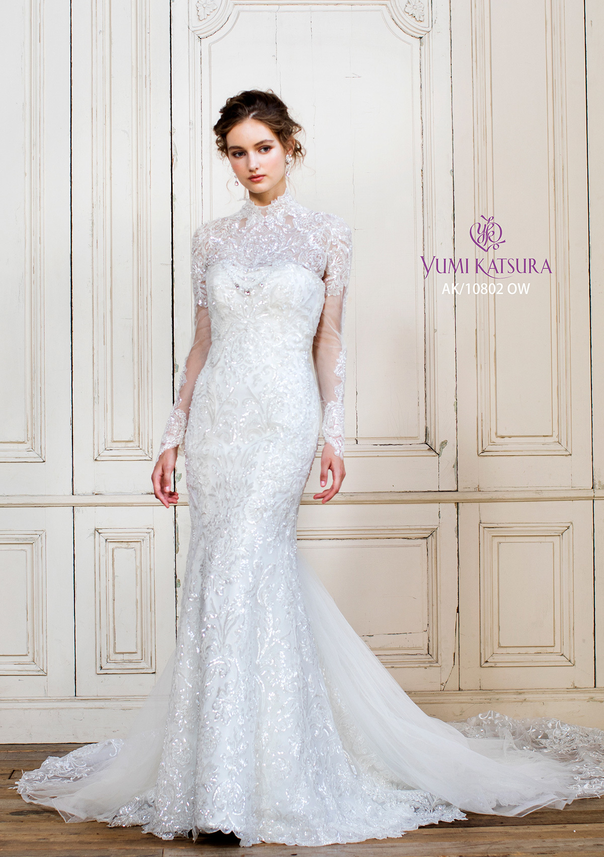 静岡市・富士市・沼津市のドレス専門店フィーノのウエディングドレス、桂由美AK-10802の画像
