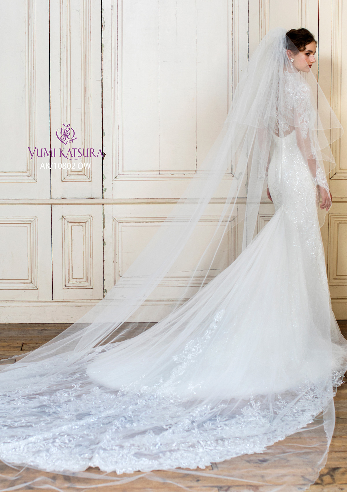 静岡市・富士市・沼津市のドレス専門店フィーノのウエディングドレス、桂由美AK-10802の画像３