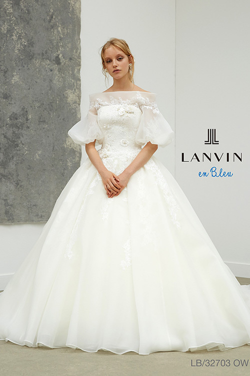 静岡市・富士市・沼津市のドレス専門店フィーノのウエディングドレス、LANVIN(ランバン)LB-32703