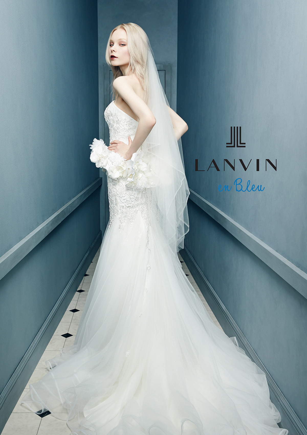 静岡市・富士市・沼津市のドレス専門店フィーノのウエディングドレス、LANVIN(ランバン)LB-32453の画像６