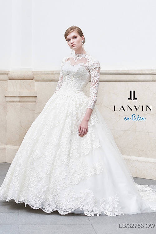 静岡市・富士市・沼津市のドレス専門店フィーノのウエディングドレス、LANVIN(ランバン)LB-32753