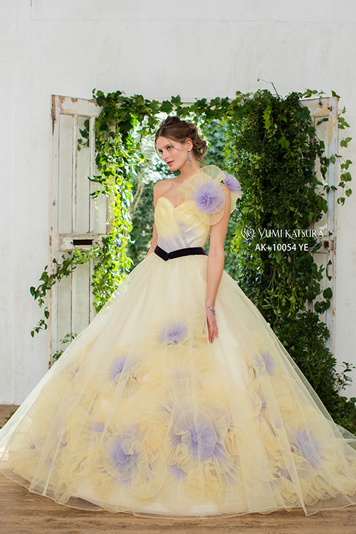 静岡市・富士市・沼津市のドレス専門店フィーノのカラードレス、桂由美AK-10054YE