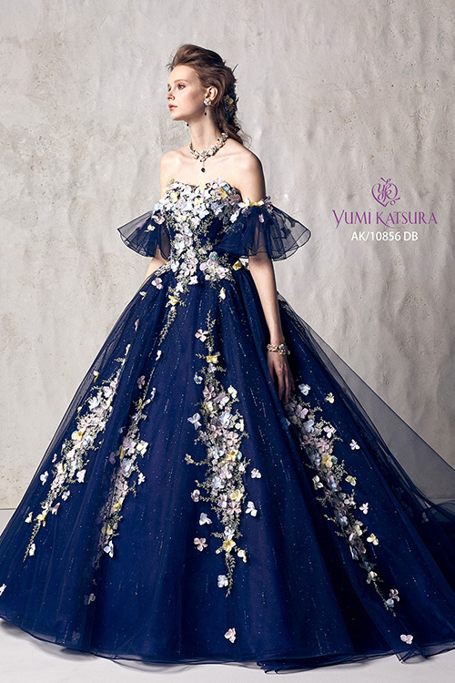 静岡市・富士市・沼津市のドレス専門店フィーノのカラードレス、桂由美AK-10856NB