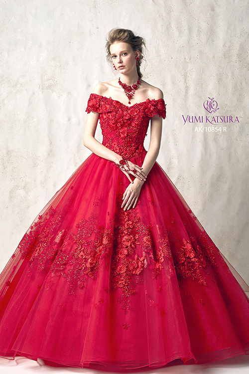 静岡市・富士市・沼津市のドレス専門店フィーノのカラードレス、桂由美AK-10854RE