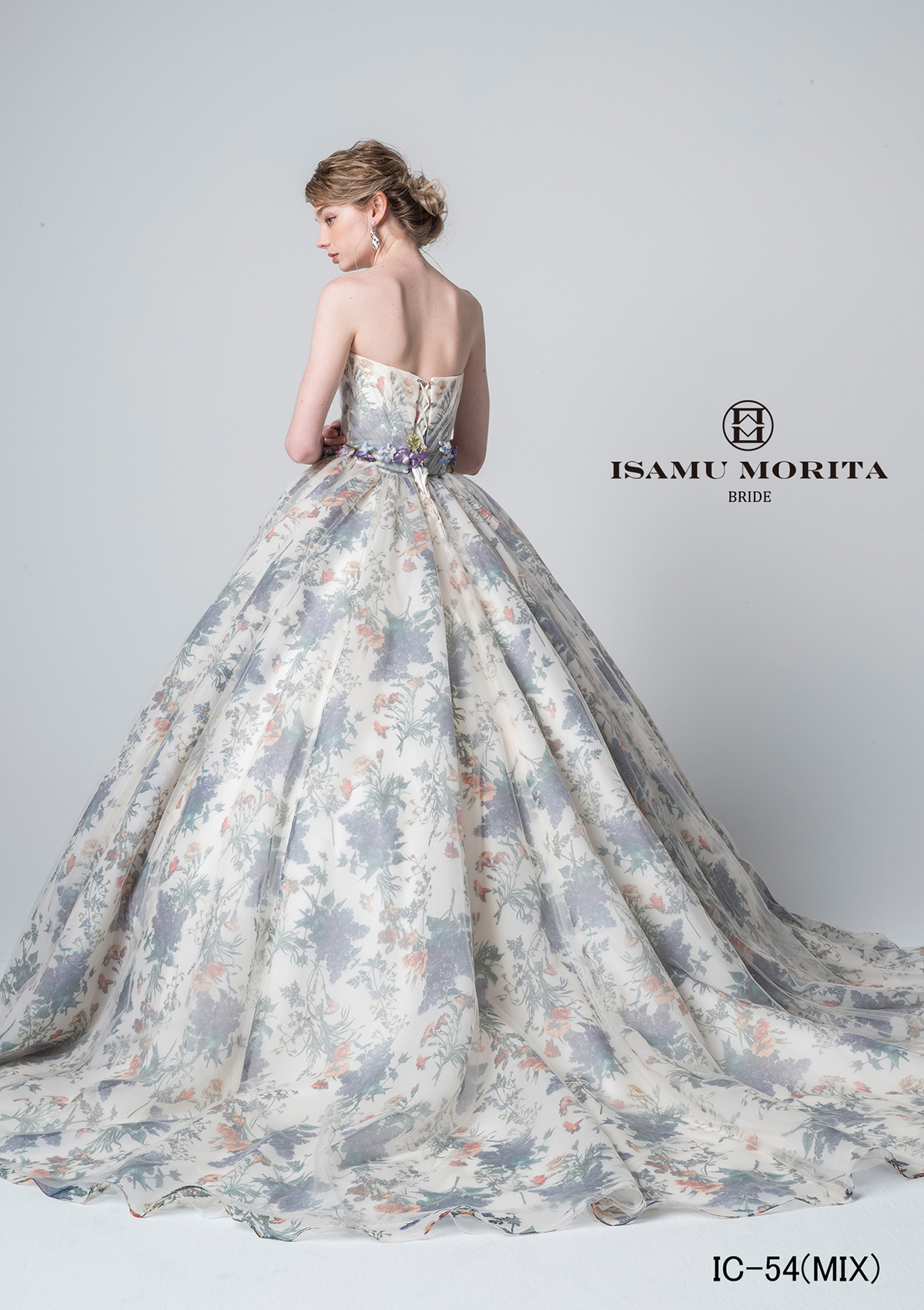 静岡市・富士市・沼津市のドレス専門店フィーノのカラードレス、イサムモリタIC-54MIXの画像２