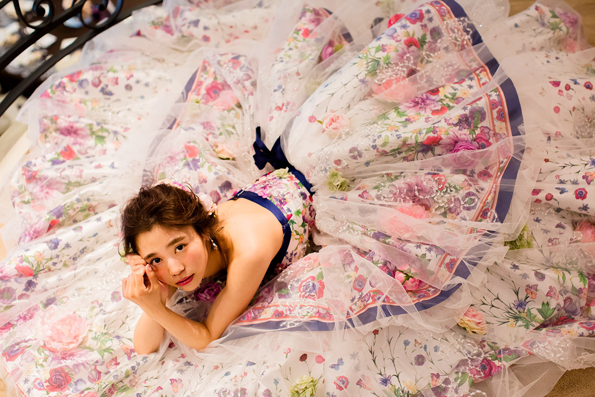 静岡市・富士市・沼津市のドレス専門店フィーノのカラードレス、THE HANY（ザ・ハニー）HY-47652（Liliane）の画像６