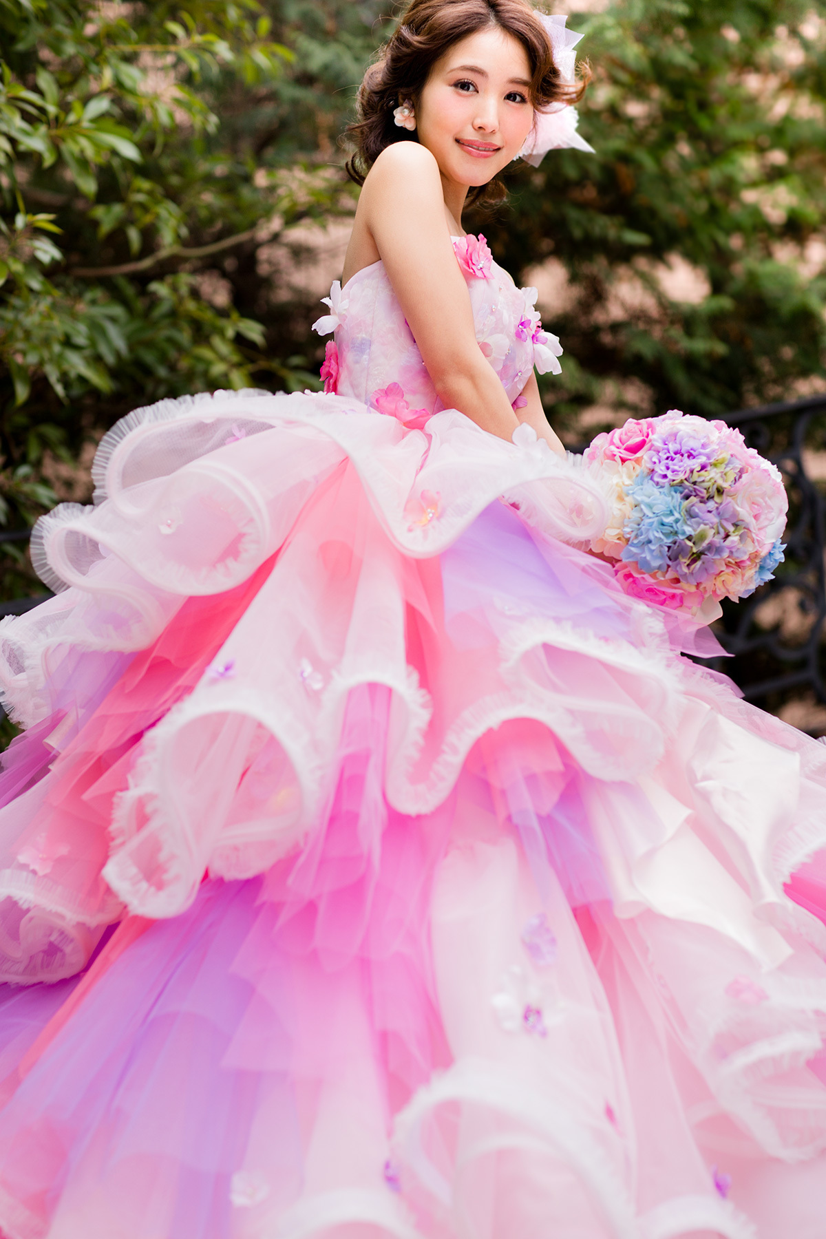 静岡市・富士市・沼津市のドレス専門店フィーノのカラードレス、THE HANY（ザ・ハニー）HY-47653（Sophie）Pの画像３