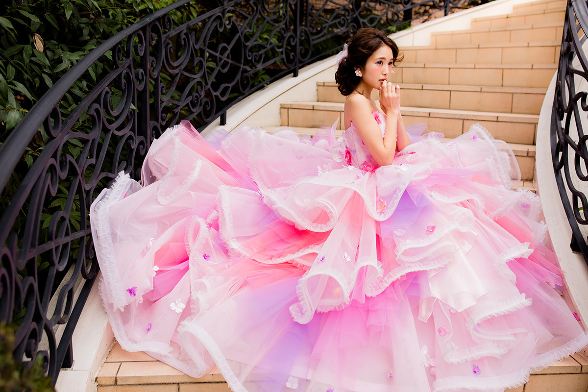 静岡市・富士市・沼津市のドレス専門店フィーノのカラードレス、THE HANY（ザ・ハニー）HY-47653（Sophie）Pの画像４