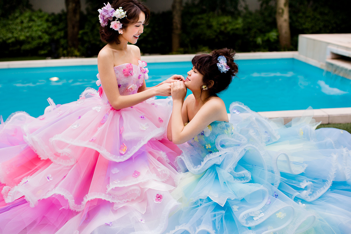 静岡市・富士市・沼津市のドレス専門店フィーノのカラードレス、THE HANY（ザ・ハニー）HY-47653（Sophie）Pの画像５