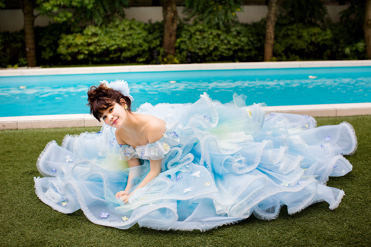 静岡市・富士市・沼津市のドレス専門店フィーノのカラードレス、THE HANY（ザ・ハニー）HY-47653（Sophie）Bの画像５