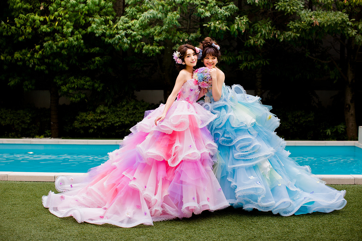 静岡市・富士市・沼津市のドレス専門店フィーノのカラードレス、THE HANY（ザ・ハニー）HY-47653（Sophie）Bの画像８