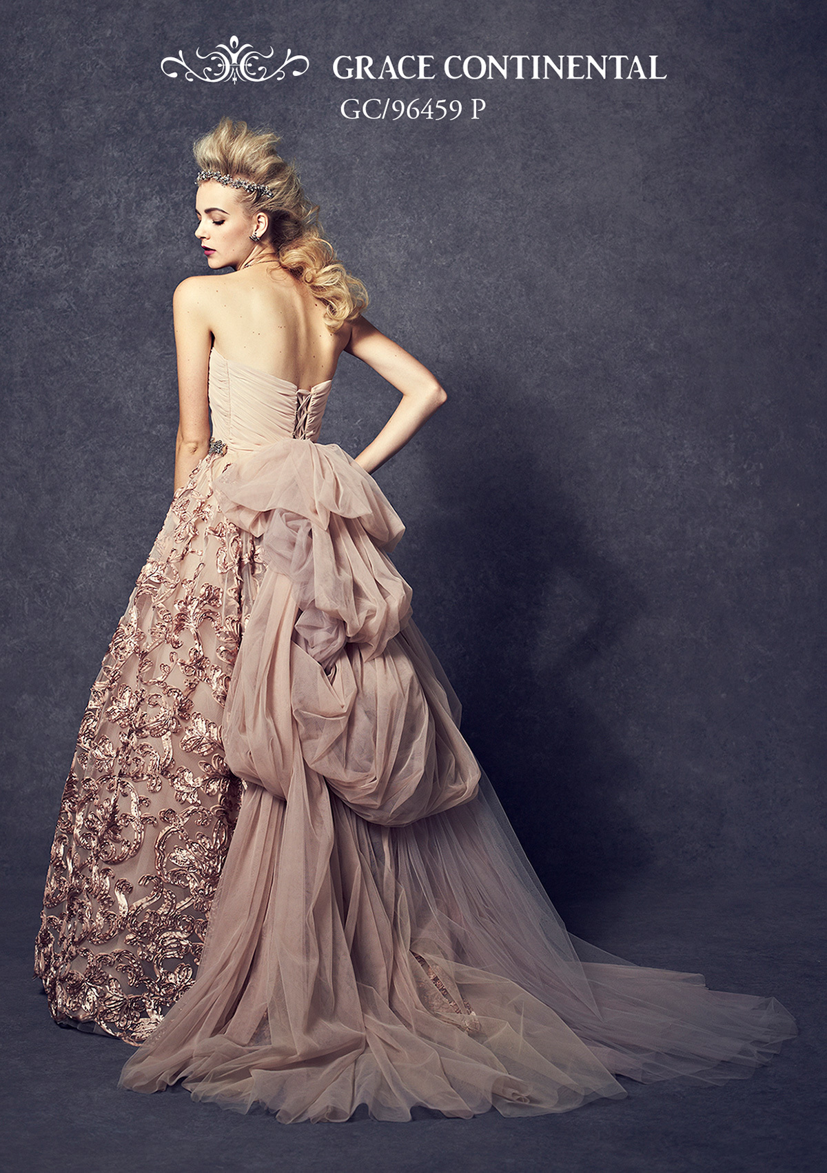 静岡市・富士市・沼津市のドレス専門店フィーノのカラードレス、GRACE CONTINENTAL（グレースコンチネンタル）GC-96459の画像２