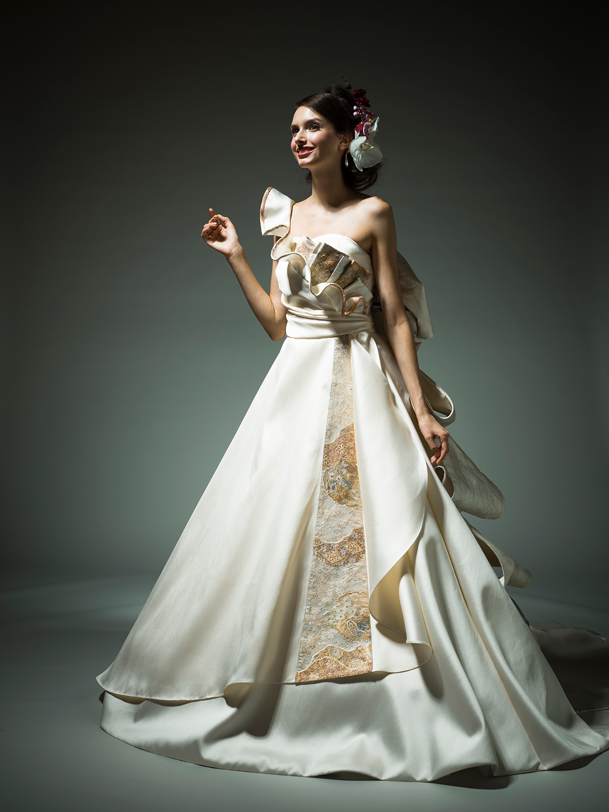 静岡市・富士市・沼津市のドレス専門店フィーノのカラードレス、ATSUのATSU-003（ジャスティン）の画像１