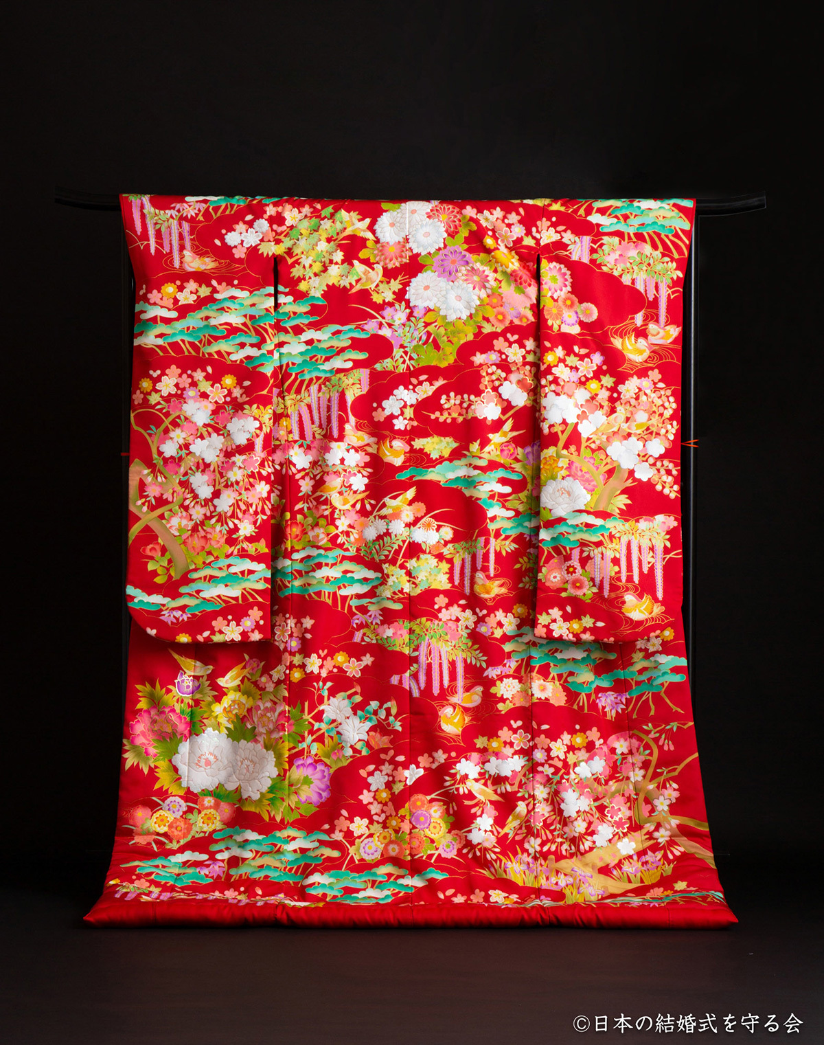 静岡市・富士市・沼津市のドレス専門店フィーノの和装、友禅・秋山章CA-3398（慶陽賛寿）の画像１