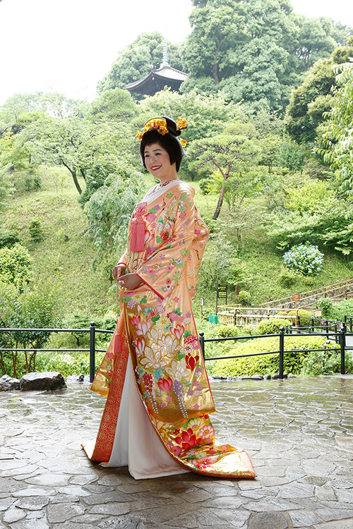 静岡市・富士市・沼津市のドレス専門店フィーノの和装、友禅・秋山章CA-617（泰寿奉）の画像