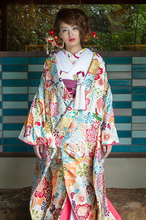 静岡市・富士市・沼津市のドレス専門店フィーノのその他の商品、CA-704（鶴の丸に蝶）