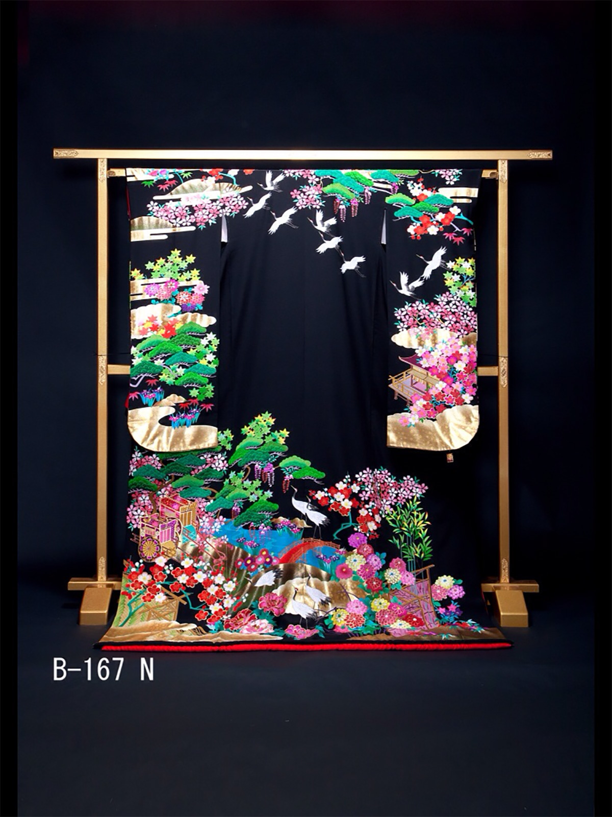 静岡市・富士市・沼津市のドレス専門店フィーノのその他の大振袖、B-167の画像