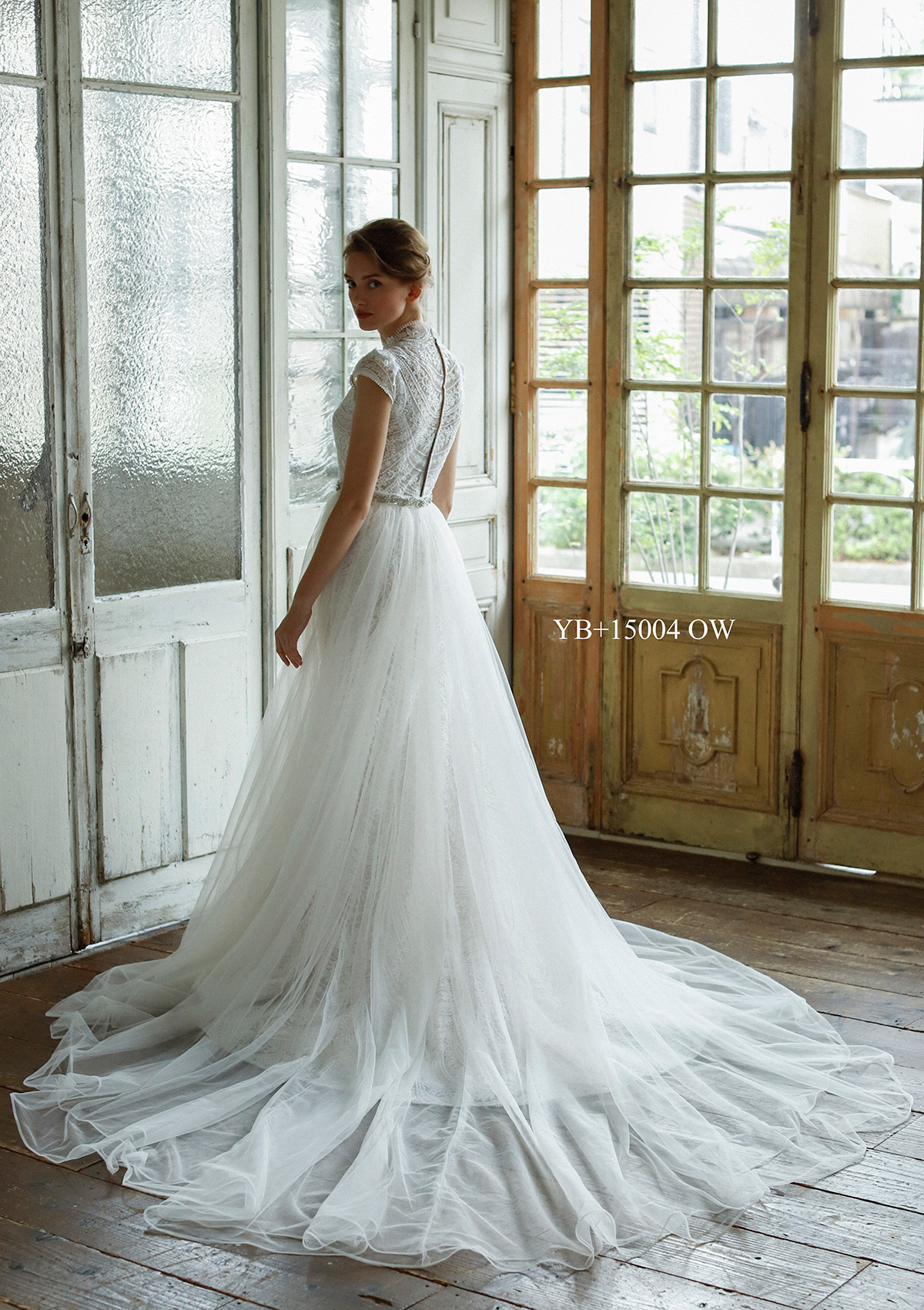 静岡市・富士市・沼津市のドレス専門店フィーノのウエディングドレス、桂由美YB-15004の画像3