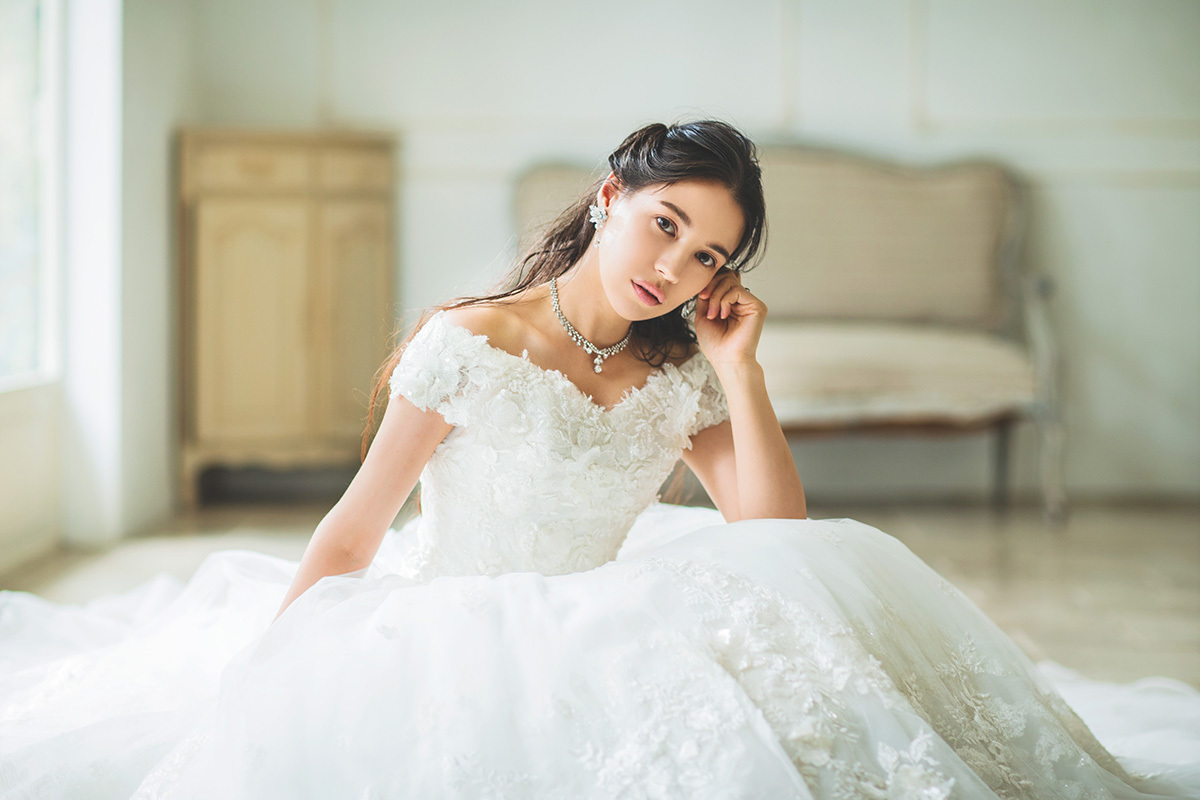 静岡市・富士市・沼津市のドレス専門店フィーノのウエディングドレス、桂由美AK-10854の画像4