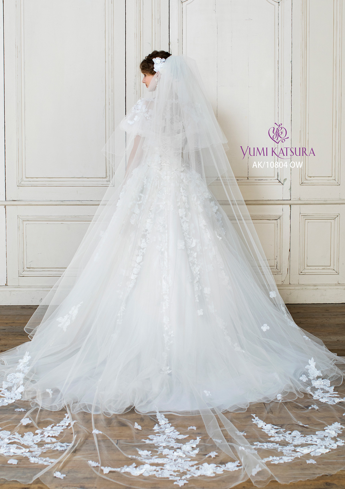 静岡市・富士市・沼津市のドレス専門店フィーノのウエディングドレス、桂由美AK-10804の画像3