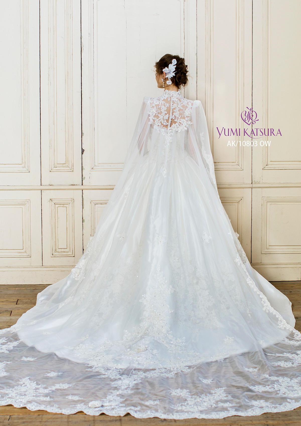 静岡市・富士市・沼津市のドレス専門店フィーノのウエディングドレス、桂由美AK-10803の画像5