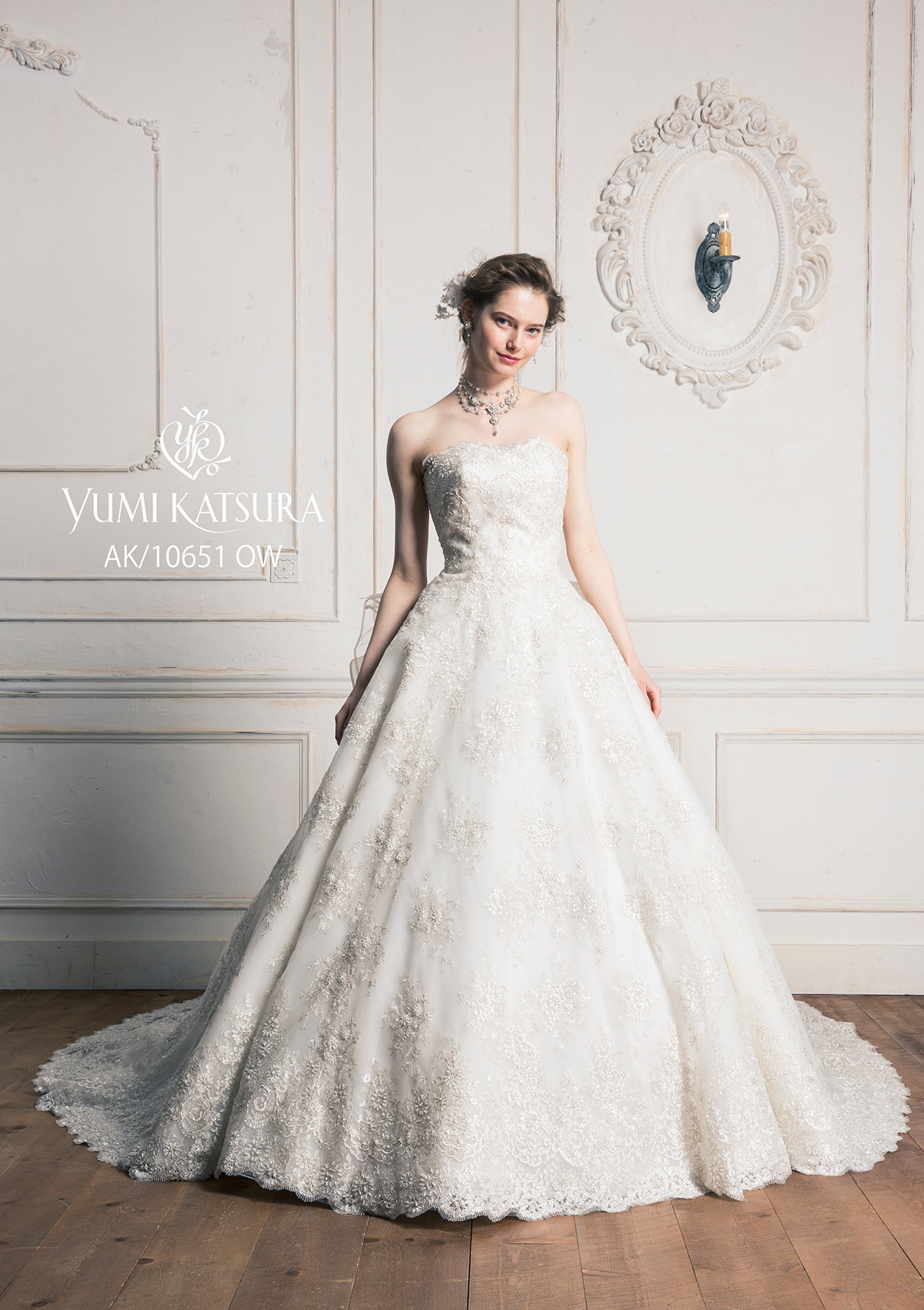 静岡市・富士市・沼津市のドレス専門店フィーノのウエディングドレス、桂由美AK-10651の画像1