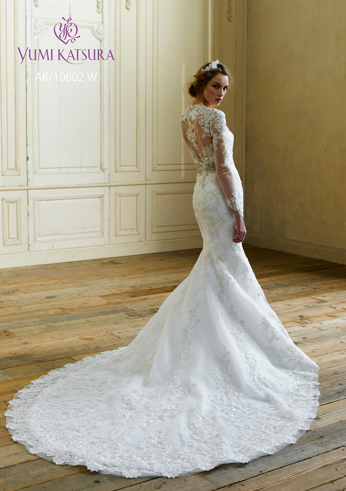 静岡市・富士市・沼津市のドレス専門店フィーノのウエディングドレス、桂由美AK-10602の画像4