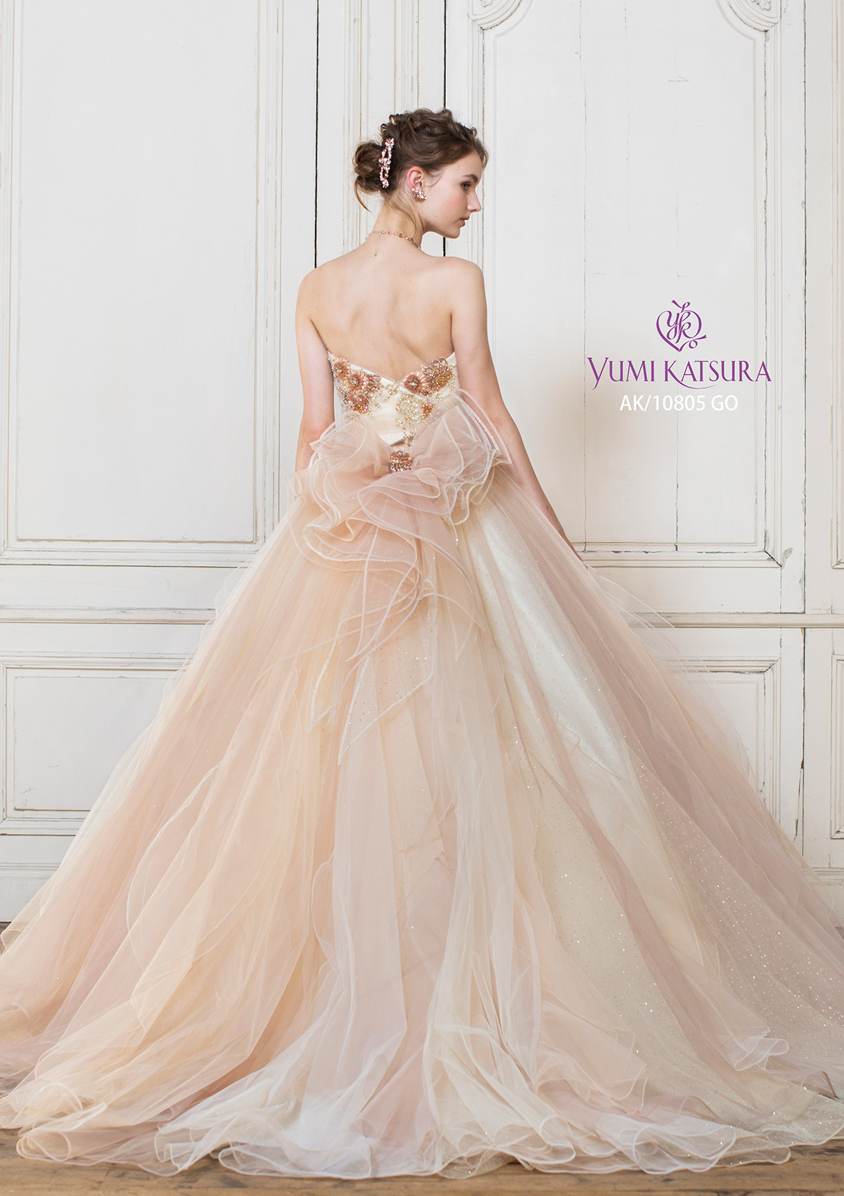 静岡市・富士市・沼津市のドレス専門店フィーノのカラードレス、桂由美AK-10805Gの画像2