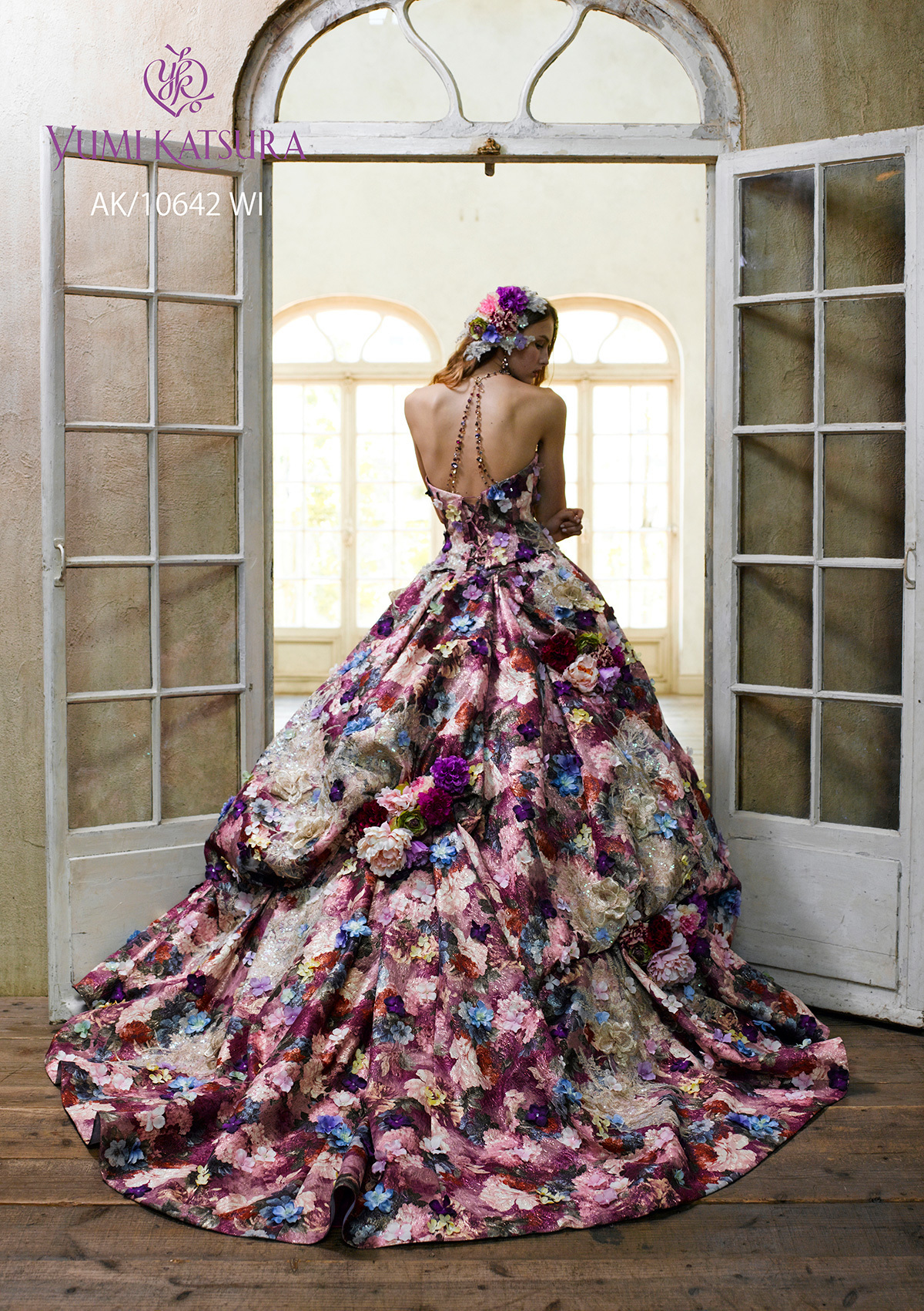 静岡市・富士市・沼津市のドレス専門店フィーノのカラードレス、桂由美AK-10642の画像2