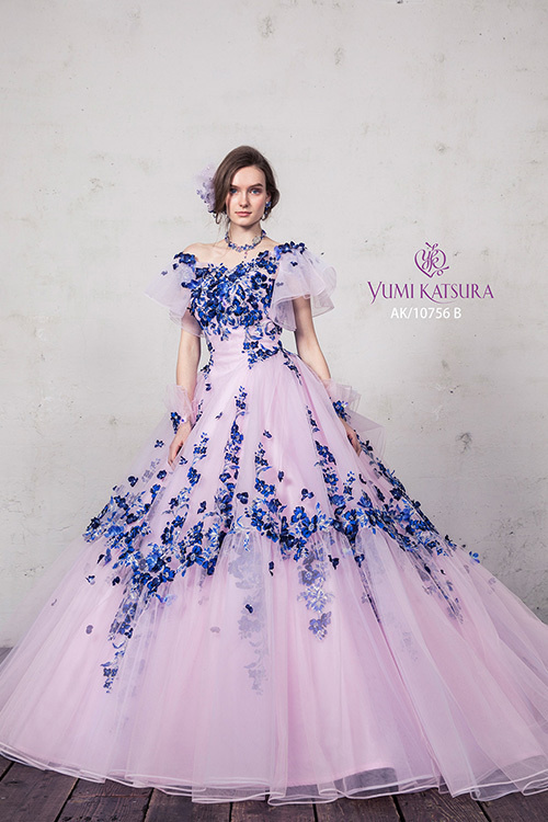 静岡市・富士市・沼津市のドレス専門店フィーノのカラードレス、桂由美AK-10756Bの画像