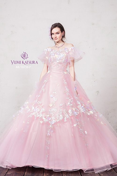 静岡市・富士市・沼津市のドレス専門店フィーノのカラードレス、桂由美AK-10756Pの画像