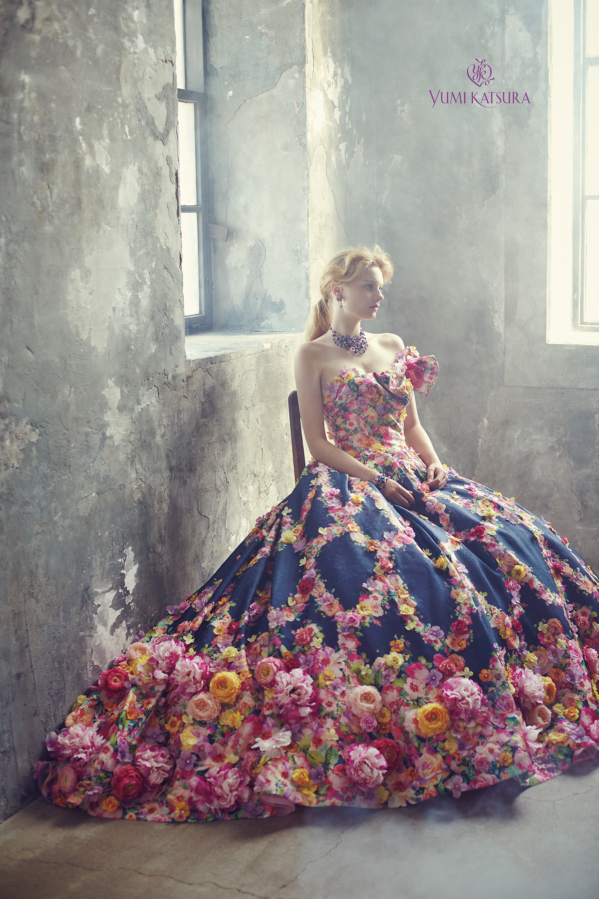 静岡市・富士市・沼津市のドレス専門店フィーノのカラードレス、桂由美AK-10542の画像3