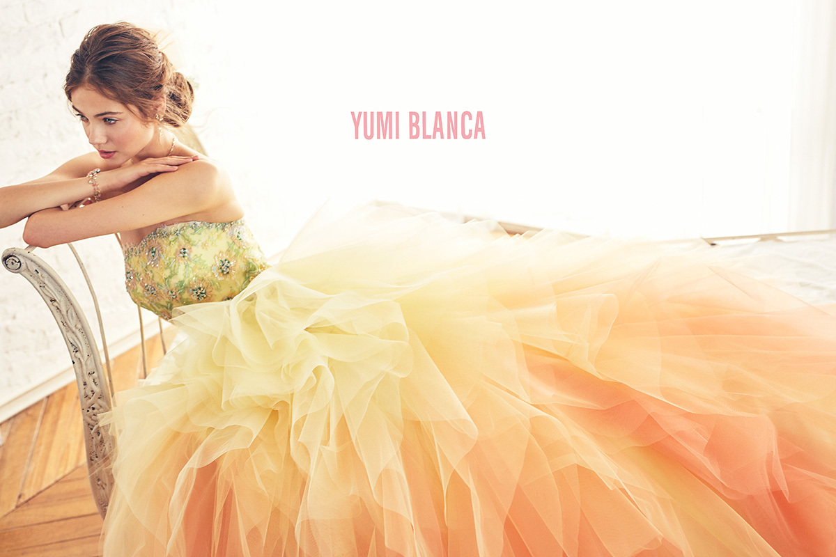 静岡市・富士市・沼津市のドレス専門店フィーノのカラードレス、桂由美YB-15908Yの画像3