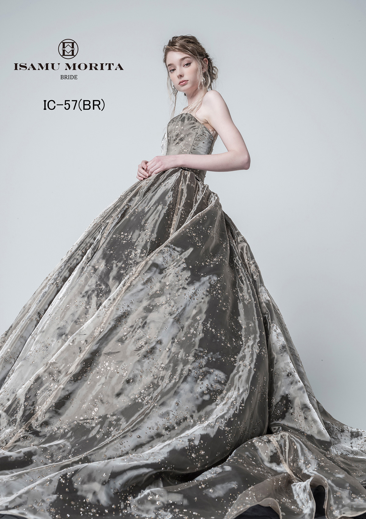 静岡市・富士市・沼津市のドレス専門店フィーノのカラードレス、イサムモリタIC-57の画像3