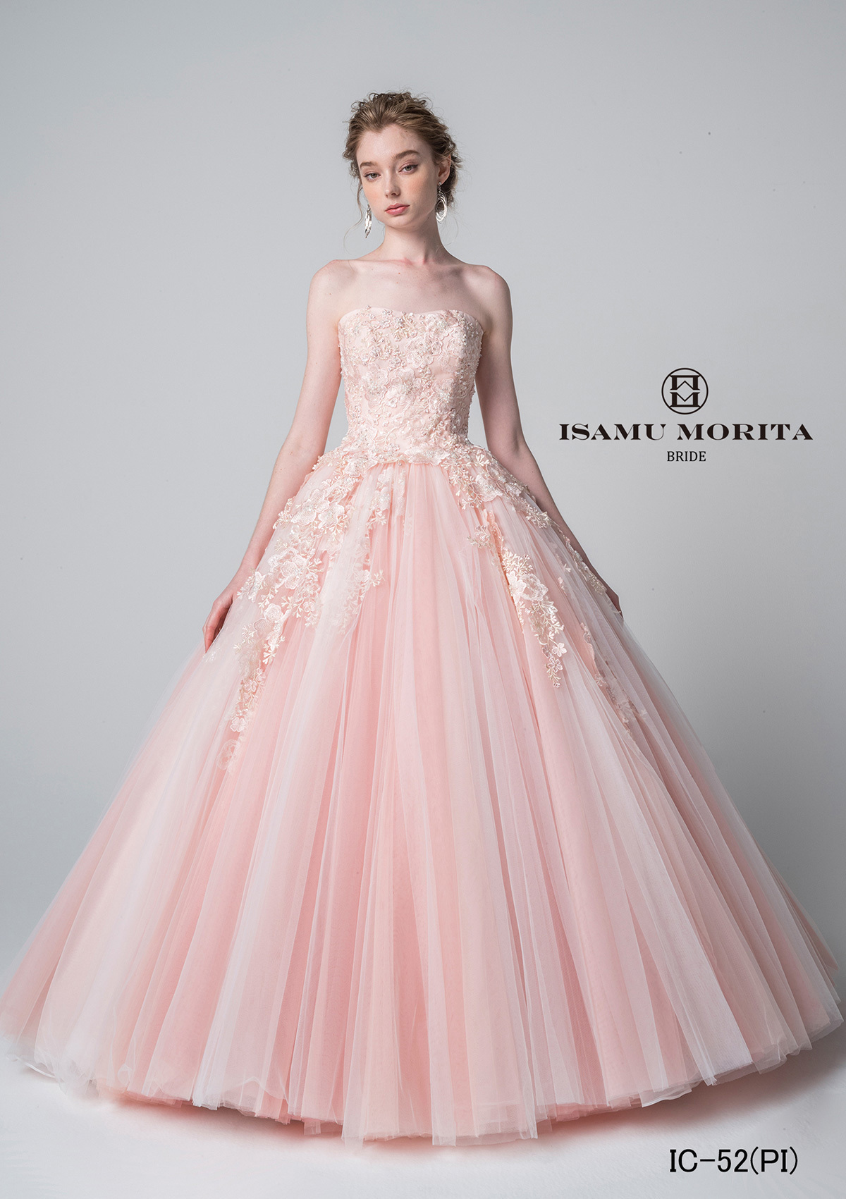 静岡市・富士市・沼津市のドレス専門店フィーノのカラードレス、イサムモリタIC-52の画像1