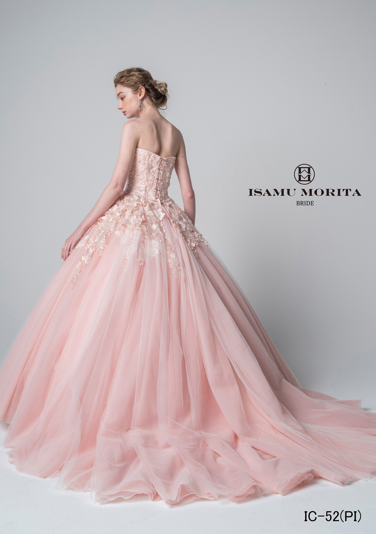 静岡市・富士市・沼津市のドレス専門店フィーノのカラードレス、イサムモリタIC-52の画像2