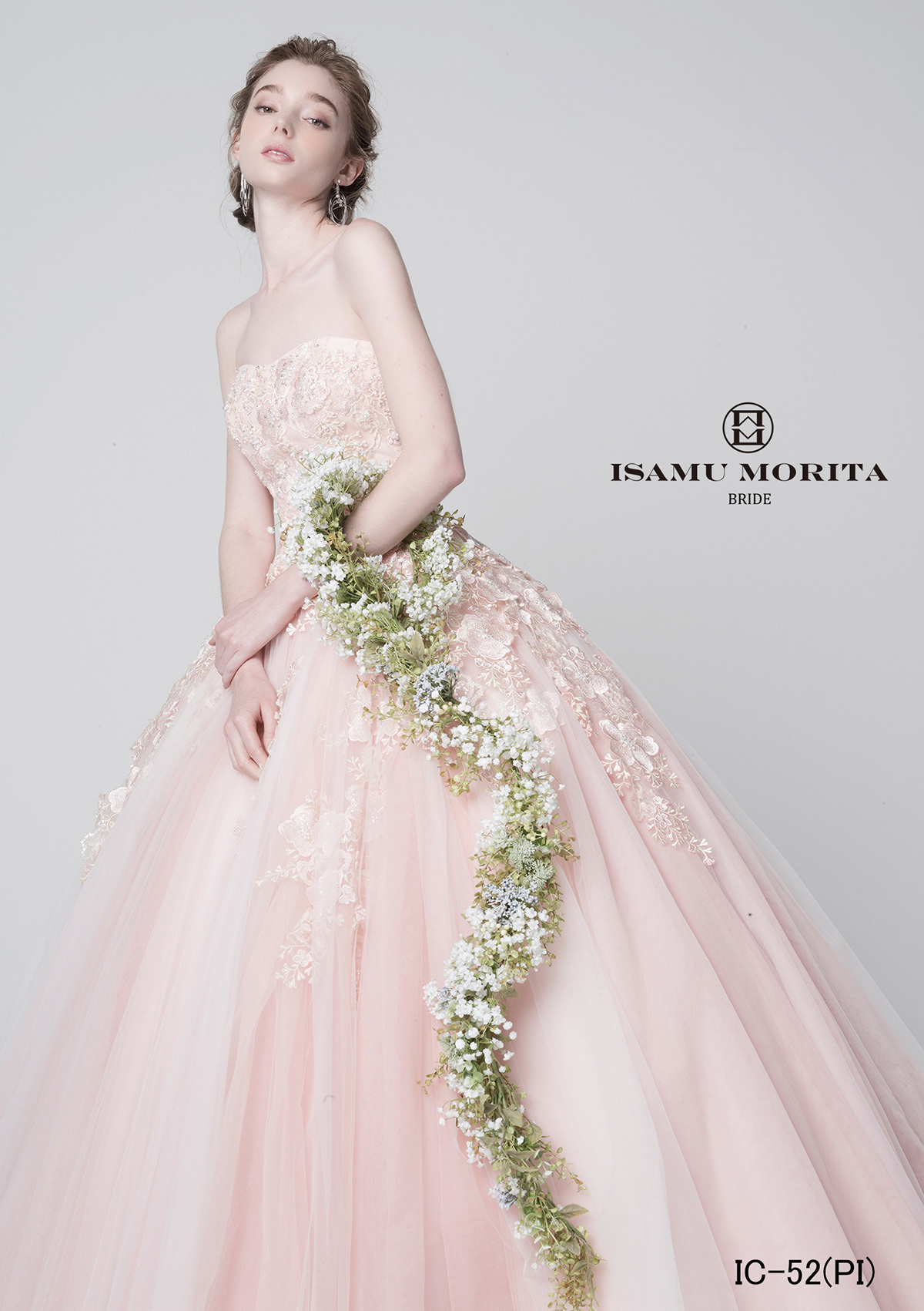 静岡市・富士市・沼津市のドレス専門店フィーノのカラードレス、イサムモリタIC-52の画像3