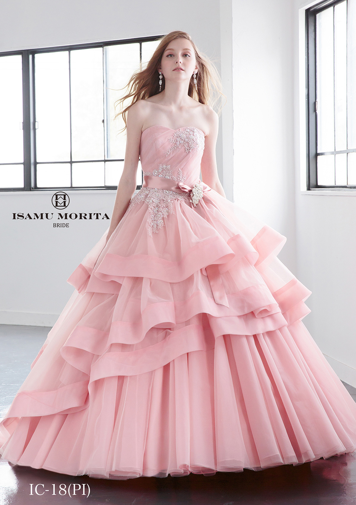 静岡市・富士市・沼津市のドレス専門店フィーノのカラードレス、イサムモリタIC-18の画像