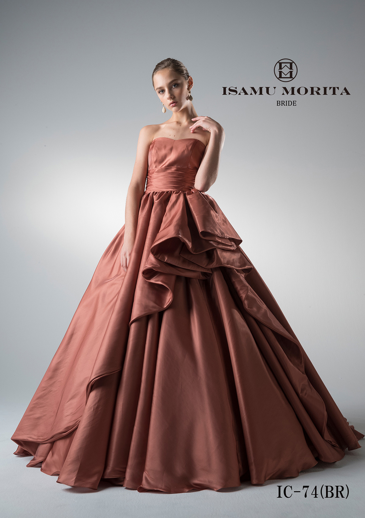 静岡市・富士市・沼津市のドレス専門店フィーノのカラードレス、イサムモリタIC-74の画像1