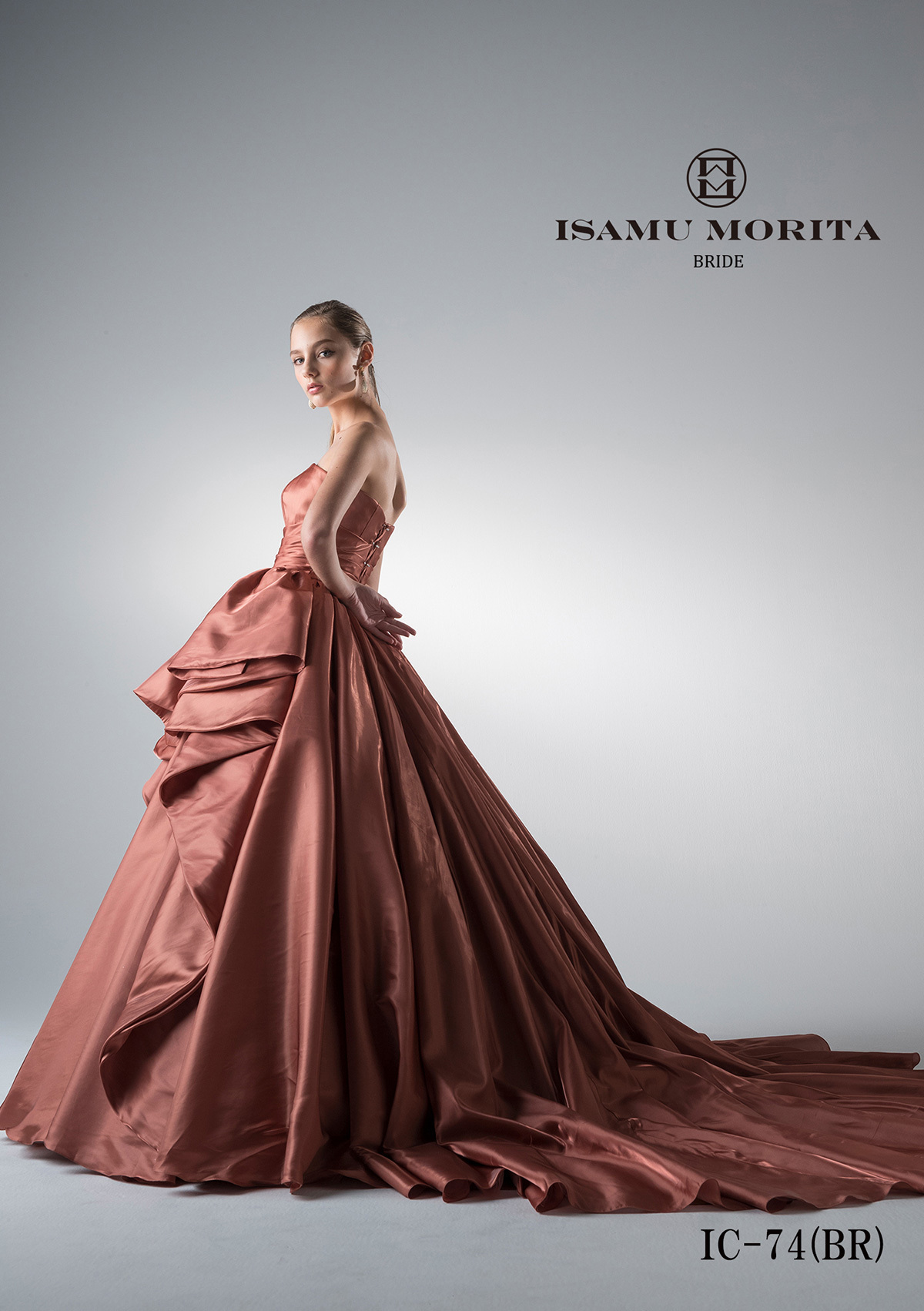 静岡市・富士市・沼津市のドレス専門店フィーノのカラードレス、イサムモリタIC-74の画像2