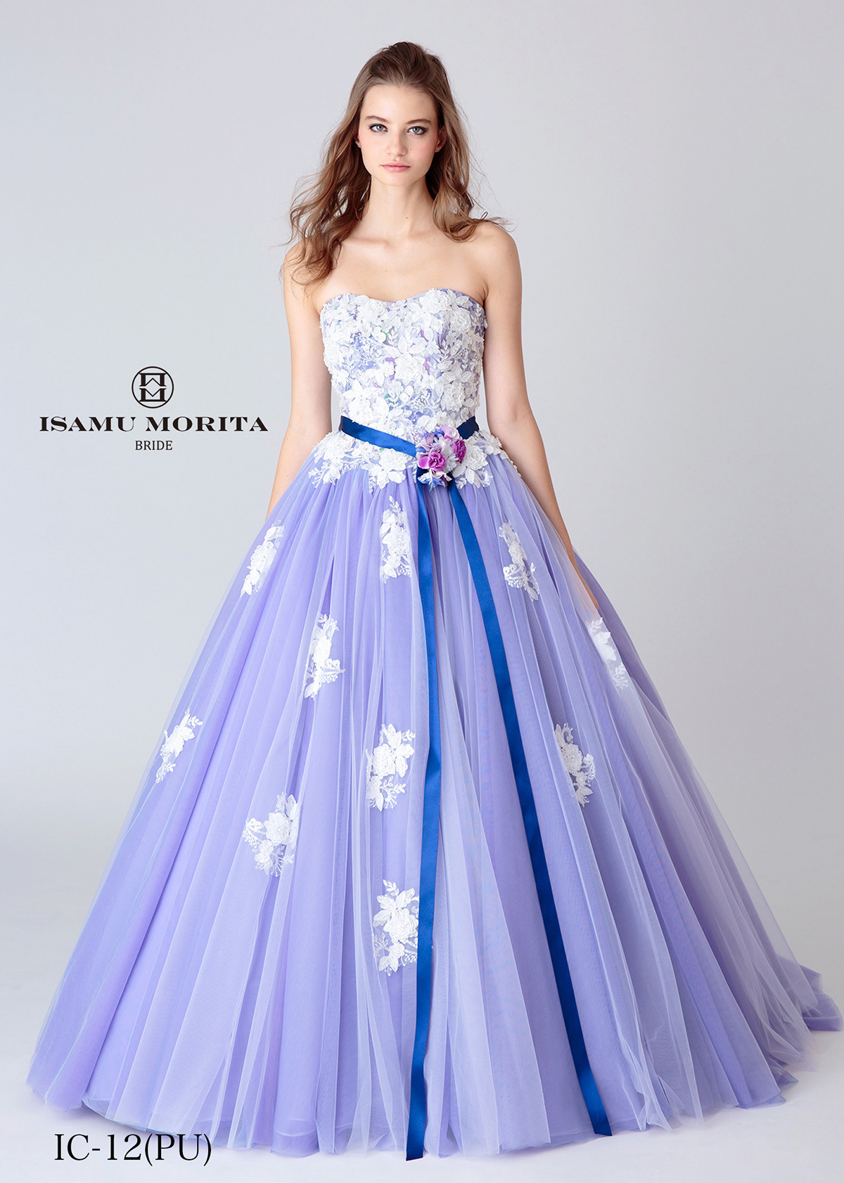 静岡市・富士市・沼津市のドレス専門店フィーノのカラードレス、イサムモリタMK-08の画像1